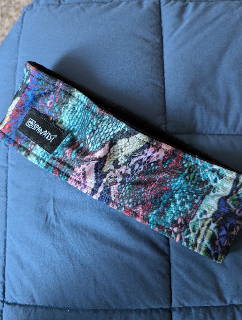 Spandits! Multicolor Women’s Fleece Lined Headband Made In Maine NWOT